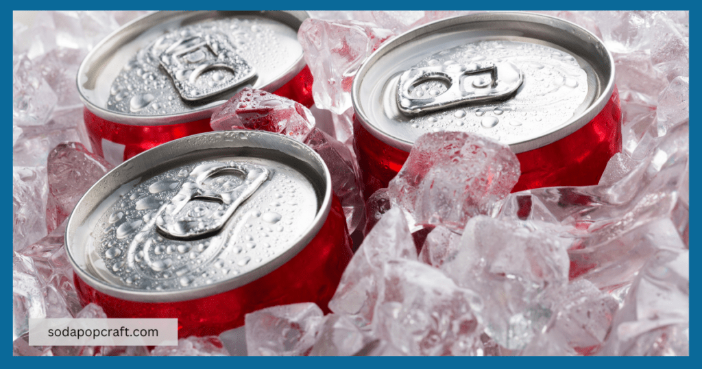 can you put cans in the freezer