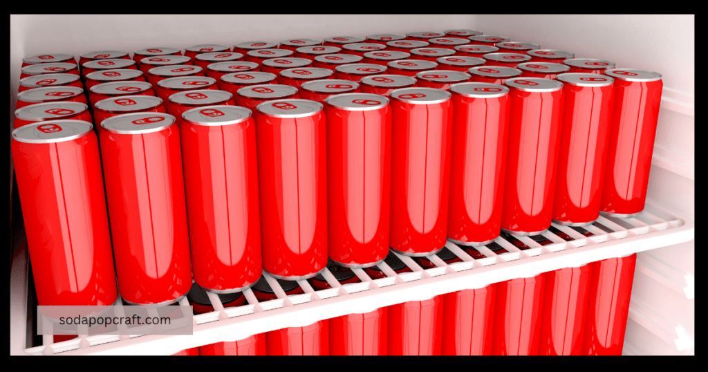 coke in freezer