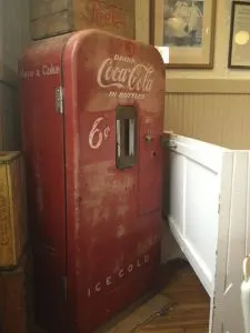 old coca cola vending machine