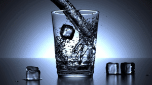 what makes ice cool soda