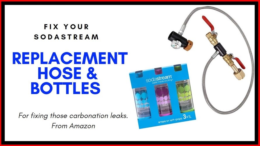 replacement sodastream hose and bottle pack amazon
