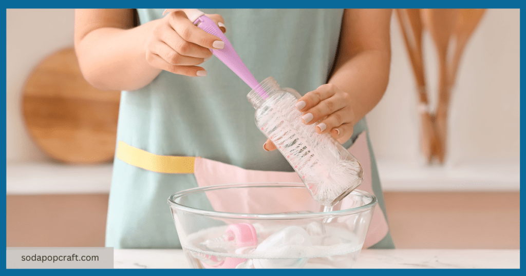 how to clean soda stream bottles