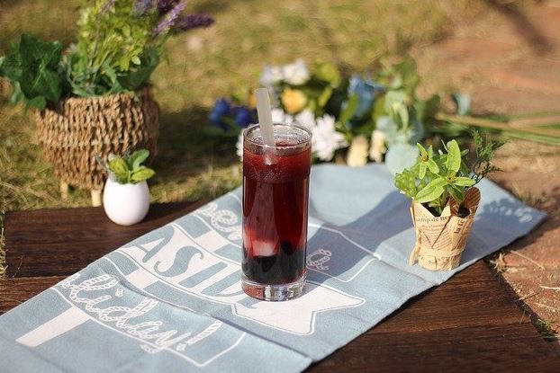 homemade blackcurrant cordial