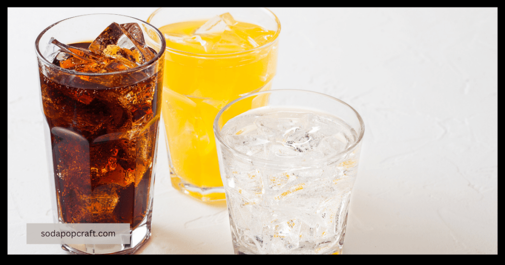 carbonated drinks sore throat