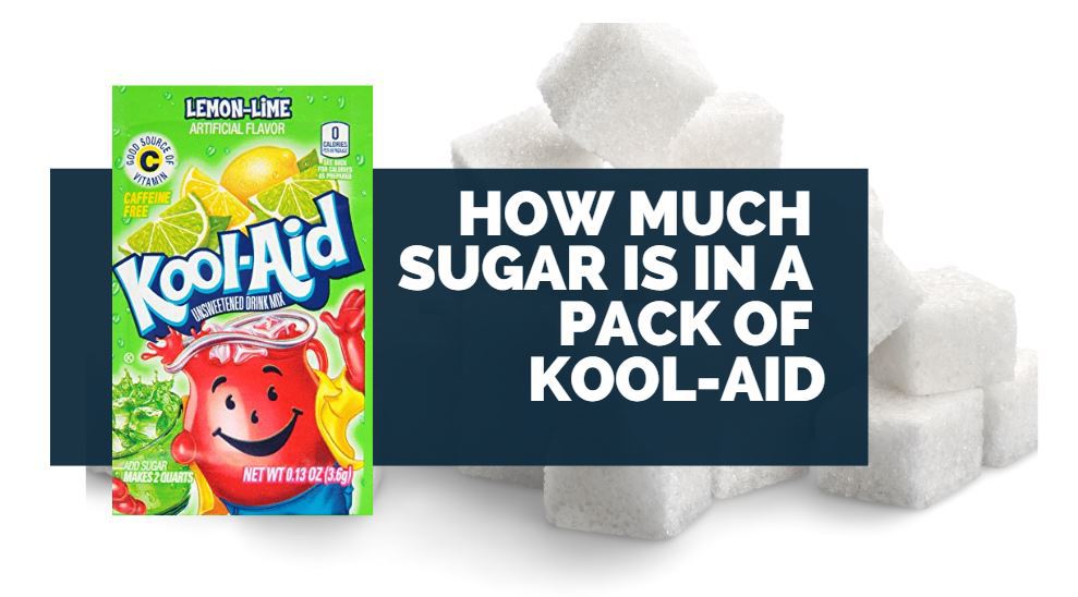  quanto açúcar está em um pacote de kool-aid