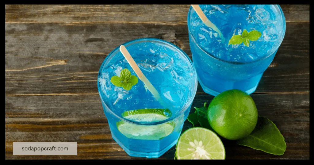 light blue Gatorade flavor