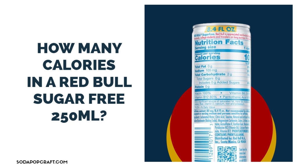 How many calories in a Red Bull sugar free 250ml