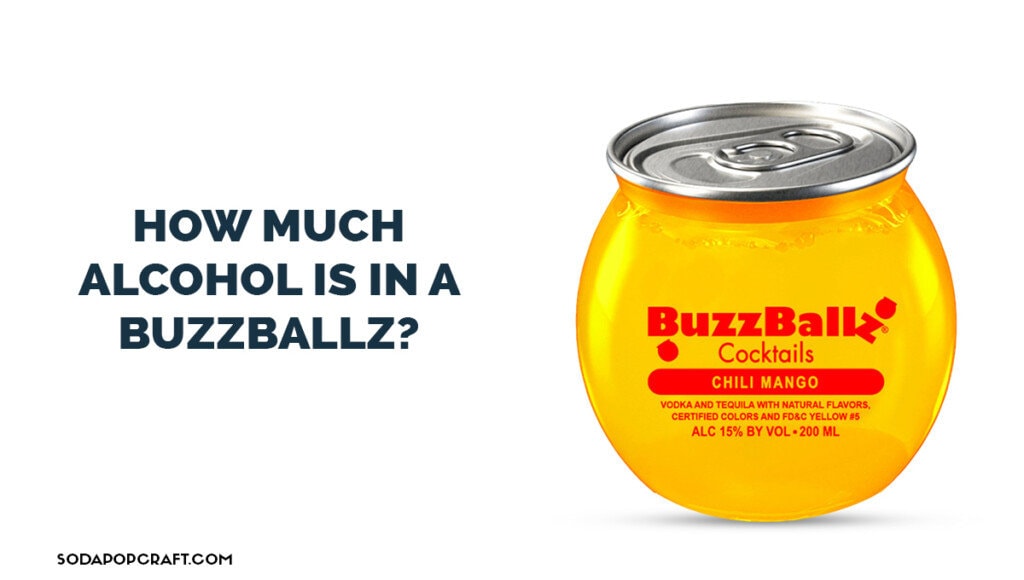 How much alcohol is in a BuzzBallz