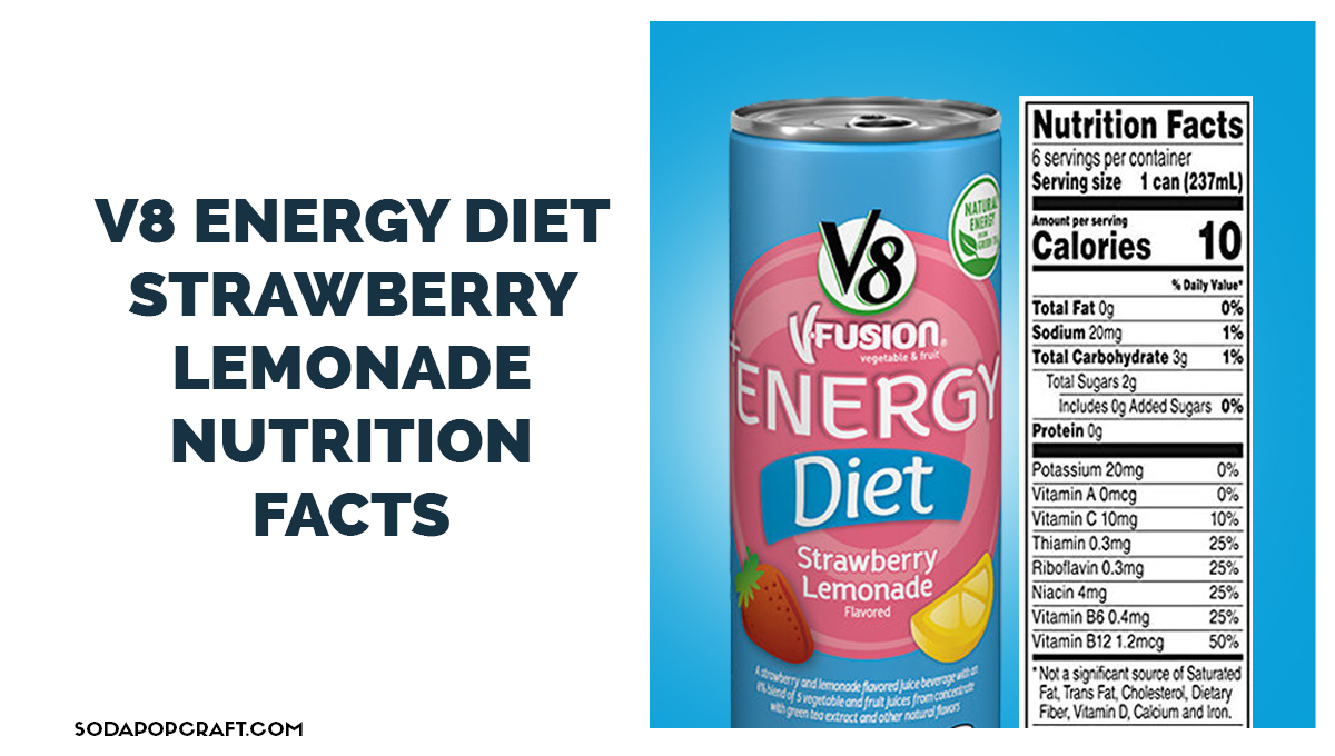 How Many V8 Energy Drinks A Day V8 Energy Diet Strawberry Lemonade