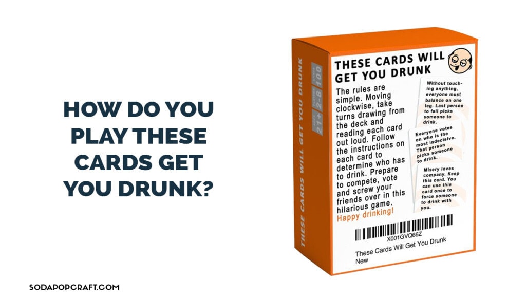 How do you play these cards get you drunk