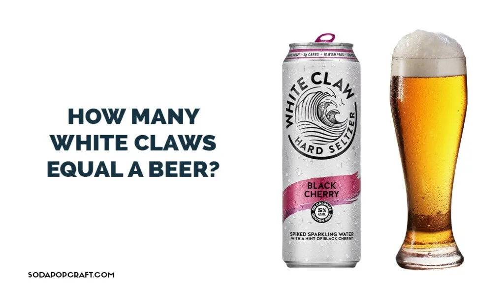 How many White Claws equal a beer