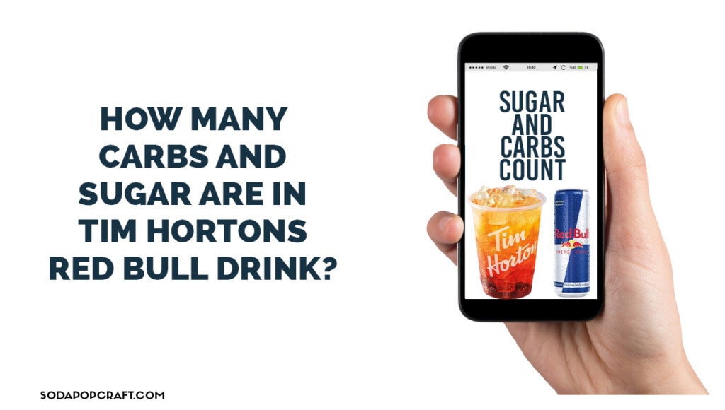 How many carbs and sugar are in Tim Hortons Red Bull Drink