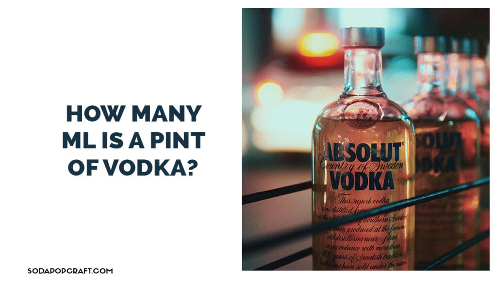 How many mL is a pint of vodka