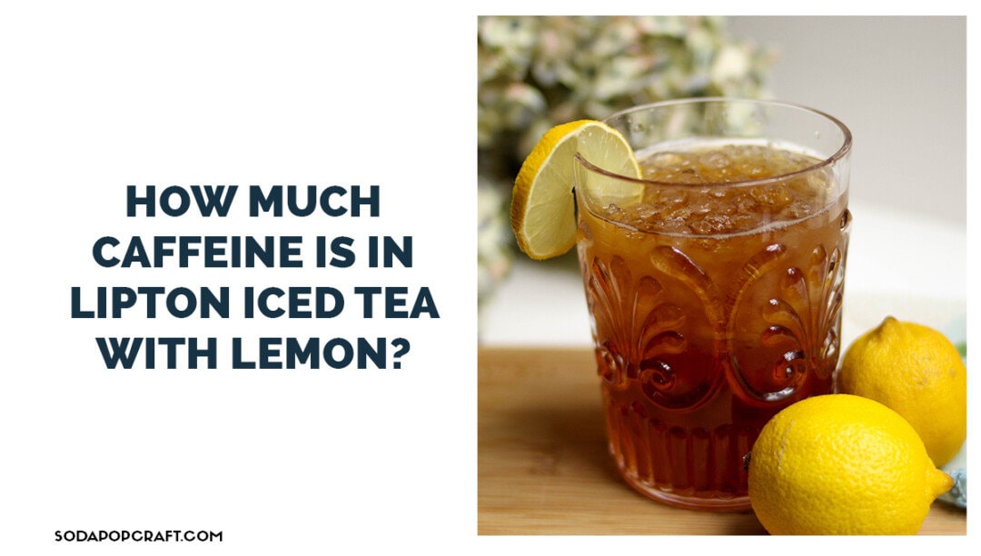 Lipton Iced Tea With Lemon