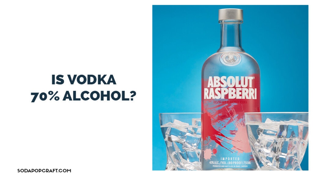 Is vodka 70% alcohol