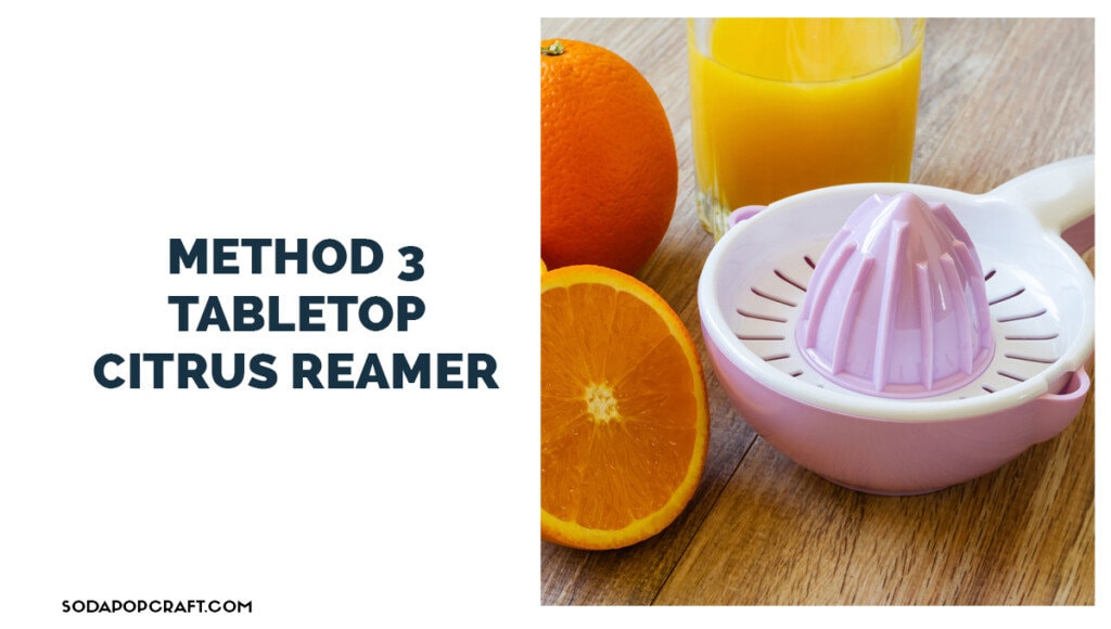 Method 3 Tabletop Citrus Reamer