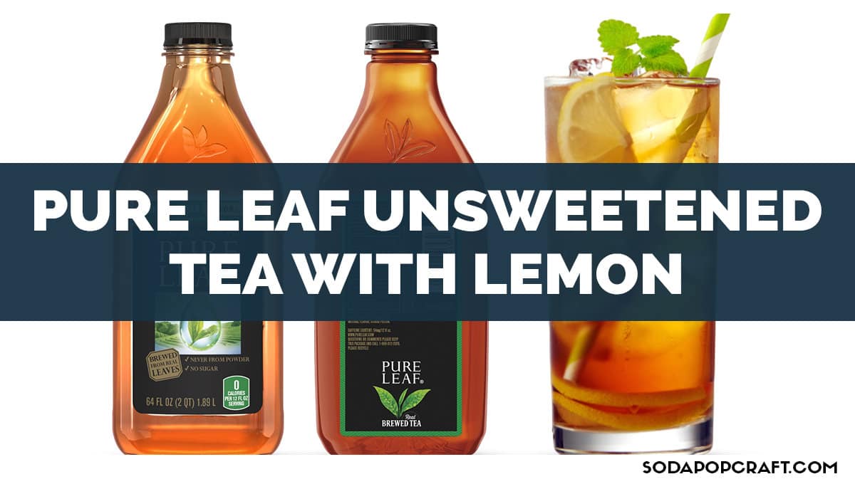 Pure Leaf Unsweetened Tea With Lemon