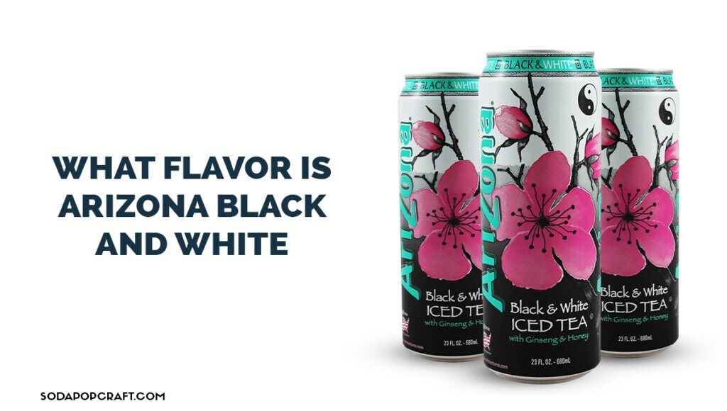 What flavor is AriZona black and white
